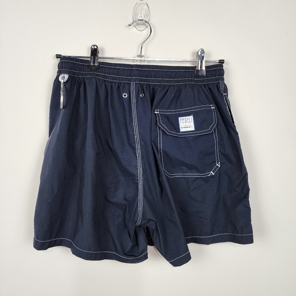 Fedeli Navy Blue Swim Shorts - Picture 2 of 5